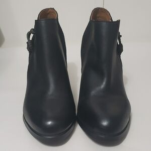 Sperry Top Sider Dasher Lille Black/Leathet Ankle Booties‎ 3" Heel